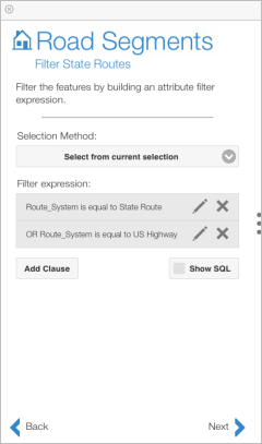 The second attribute selection clause is added The second attribute selection clause is added