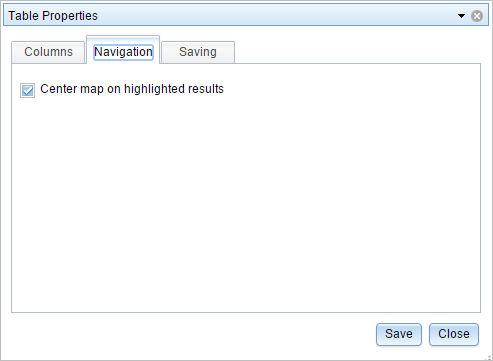 Navigation tab Navigation tab
