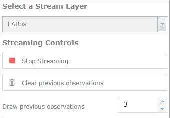 Streaming controls